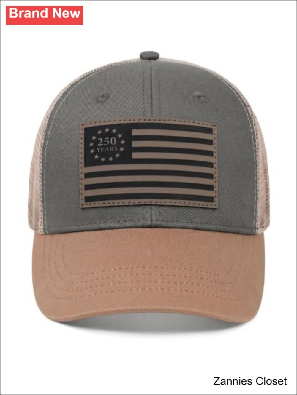 🤠 USA 250th Anniversary Trucker Hat Snapback Baseball Cap Men Women